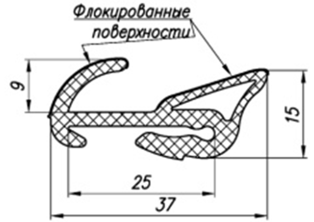 Уплотнение ВАЗ 2108 ДТР-69.00.176